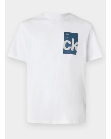 CALVIN KLEIN BH BOX GRAPHIC TEE BIANCO BLANCO