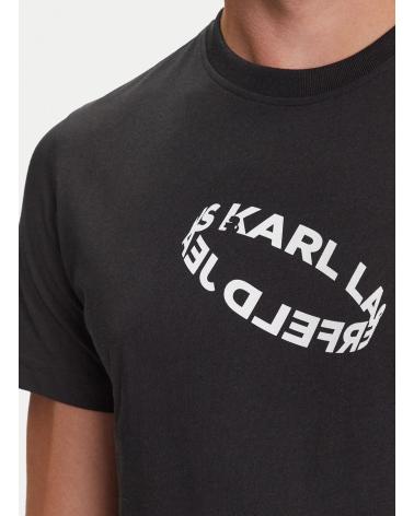 KARL LAGERFELD KLJ SLIM RING TEE NEGRO
