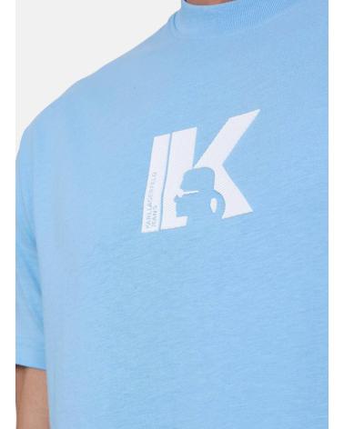 KARL LAGERFELD KLJ REG K LOGO TEE AZUL