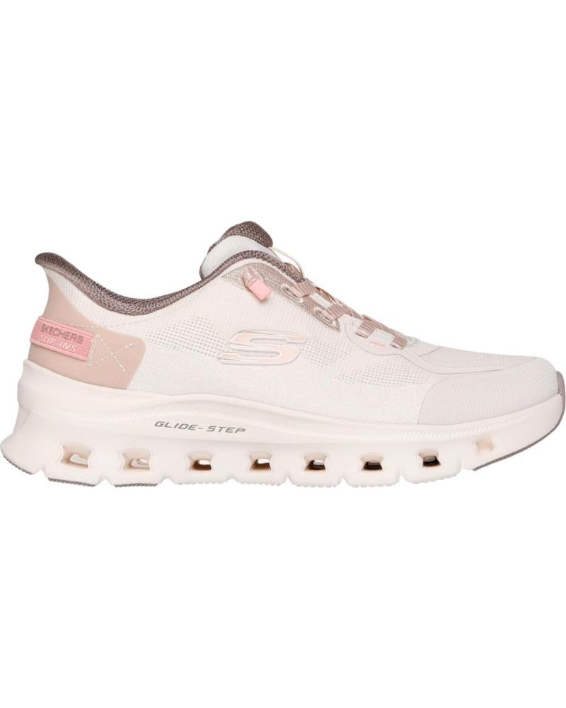 SKECHERS BASKETS GLIDE STEP PRO BEIGE BEIGE