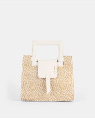BORSA A MANO PEPE MOLL 251121 CAPRI BIANCO BLANCO