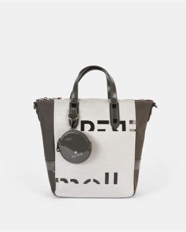 BORSA TOTE PEPE MOLL 251251 PEARL ASFALTO NERO NEGRO