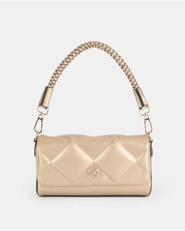BORSA PEPE MOLL 251470 SQUARE GOLDEN METALLICO METáLICO