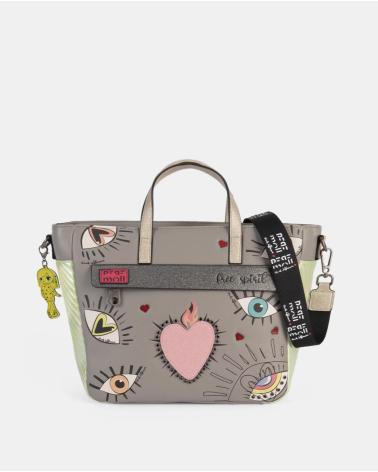 BORSA PEPE MOLL FUNNY PEARL 251555 BEIGE BEIGE
