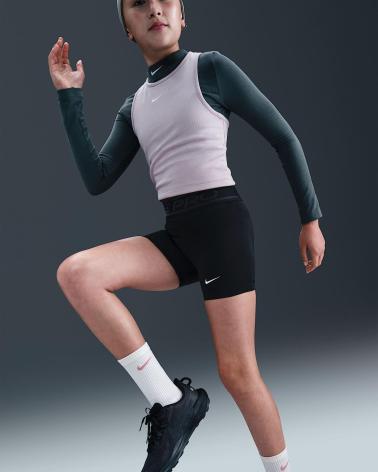 Pantaloncini-per-bambina-NIKE-PANTALÓN-CORTO-NIKE-PRO-HQ9306-DE-COMPRESIÓN-PARA-NIÑA-NEGRO