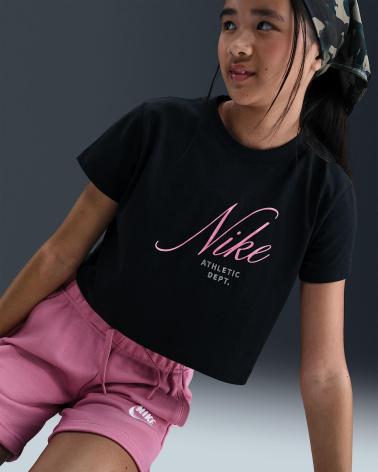 NIKE CAMISETA NINA HV5729 NEGRO