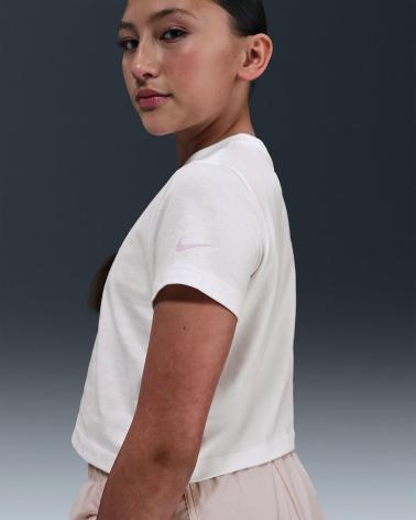 NIKE CAMISETA NINA HV5729 BLANCO
