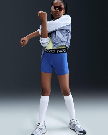 NIKE PANTALON CORTO PRO NINA DA1033 CELESTE