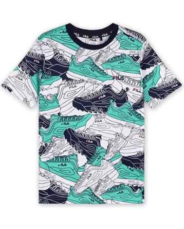 FILA CAMISETA NINO BILLING DISRUPTOR AOP MULTICOLOR