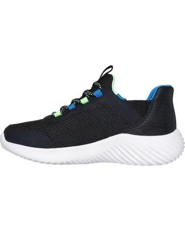 SKECHERS ZAPATILLAS PARA NINO SLIP-INS BOUNDER BRISK 403822L BLACKLIME