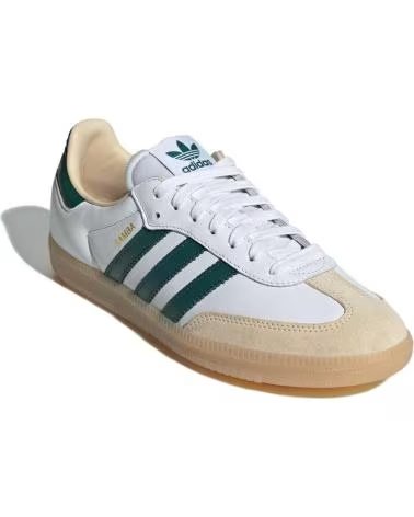 ADIDAS SAMBA OG WOMAN JS3831 CLOUD WHITE - COLLEGIATE GREEN GUM