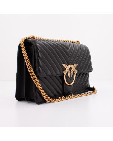 PINKO BOLSOS MUJER MODELO LOVE ONE CLASSIC DC SHEEP COLOR NEGRO Z9 Z99Q