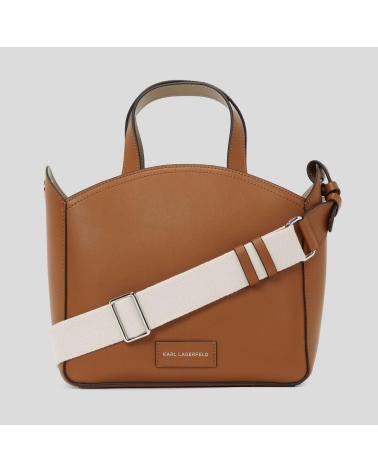 KARL LAGERFELD BOLSOS MUJER MODELO K CIRCLE SM TOTE PERFORATE COLOR MARRON DRKTAN
