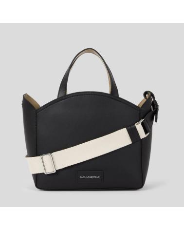 KARL LAGERFELD BOLSOS MUJER MODELO K CIRCLE SM TOTE PERFORATE COLOR NEGRO B BLACK