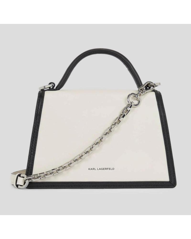 KARL LAGERFELD BOLSOS MUJER MODELO K SIGNATURE 2 0 SP SM CB COLOR BLANCO WH WHTBLK