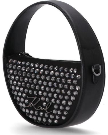 KARL LAGERFELD BOLSOS MUJER MODELO K SIGNATURE SP ROUND BAG EMB COLOR NEGRO BLACK