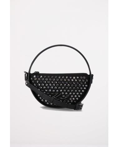 KARL LAGERFELD BOLSOS MUJER MODELO K SIGNATURE SP ROUND BAG EMB COLOR NEGRO BLACK