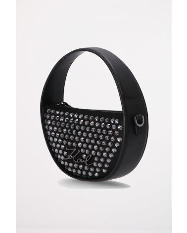 KARL LAGERFELD BOLSOS MUJER MODELO K SIGNATURE SP ROUND BAG EMB COLOR NEGRO BLACK
