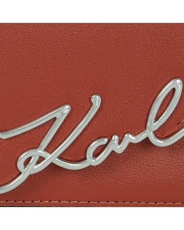 KARL LAGERFELD BOLSOS MUJER MODELO K SIGNATURE CONT CB WALLET COLOR ROJO RE REDBRK
