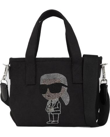 KARL LAGERFELD BOLSOS MUJER MODELO IKON RHINESTONE SM SHOPPER COLOR NEGRO B BLACK