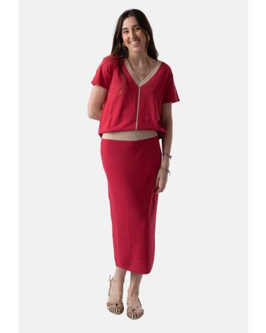 WHY NOT COLLECTION TOPS EN COLOR ROJO
