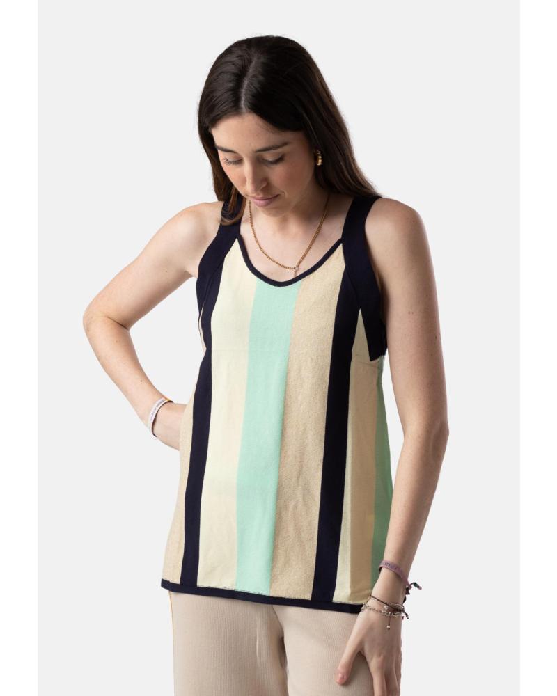 WHY NOT COLLECTION TOPS EN COLOR AZUL