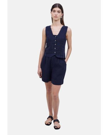YERSE PANTALON CORTO EN COLOR AZUL