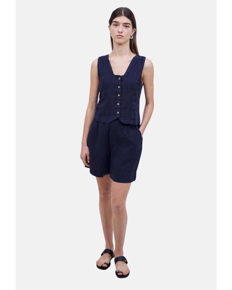 YERSE PANTALON CORTO EN COLOR AZUL