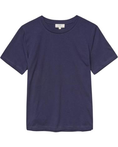 YERSE CAMISETA MANGA CORTA EN COLOR AZUL