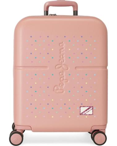 ERWEITERBARER KABINENKOFFER PEPE JEANS CARINA 6728624 ROSA 55X40X20 CM ROSA