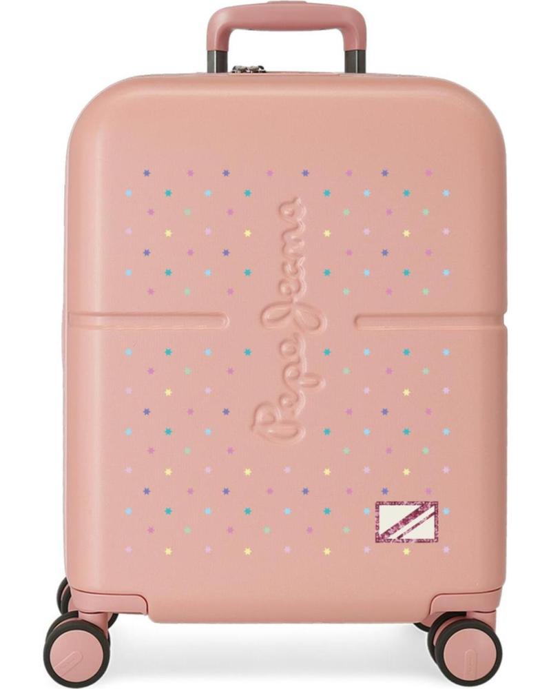 ERWEITERBARER KABINENKOFFER PEPE JEANS CARINA 6728624 ROSA 55X40X20 CM ROSA