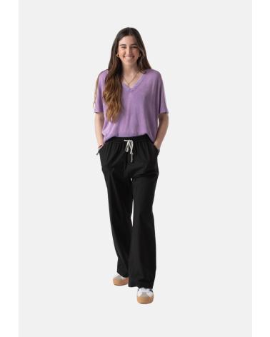 SYSTEMACTION OVERSIZE PULLOVER KURZARM LILA - MODELL V25JE31627 MORADO