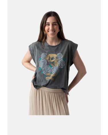 T-SHIRT POSIZIONALE TESCHIO SYSTEMACTION V25CT20711 GRIGIO GRIS