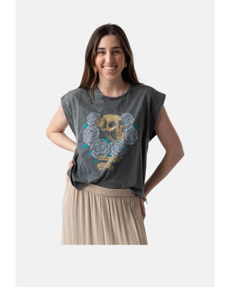 T-SHIRT POSIZIONALE TESCHIO SYSTEMACTION V25CT20711 GRIGIO GRIS
