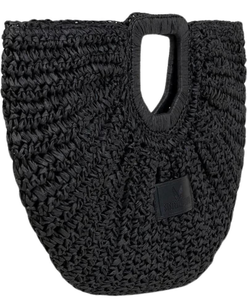 Inicio-SYSTEMACTION-SYSTEM-ACTION-V25BL30840---BOLSO-MEDIA-LUNA-TRENZADO-CON-FOR-NEGRO