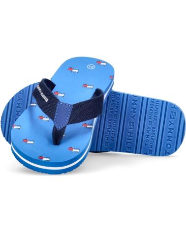 TOMMY HILFIGER CHANCLAS EN COLOR AZUL