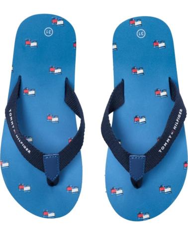 TOMMY HILFIGER CHANCLAS EN COLOR AZUL