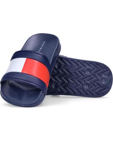 TOMMY HILFIGER CHANCLAS EN COLOR AZUL