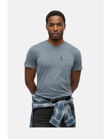 SUPERDRY T-SHIRT CLASSIC ESSENTIAL BLU M1012206AE9R AZUL