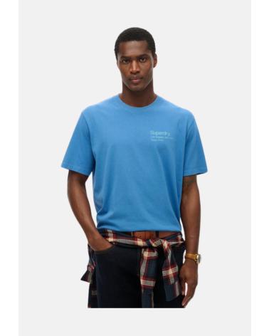 SUPERDRY CAMISETA MANGA CORTA EN COLOR AZUL