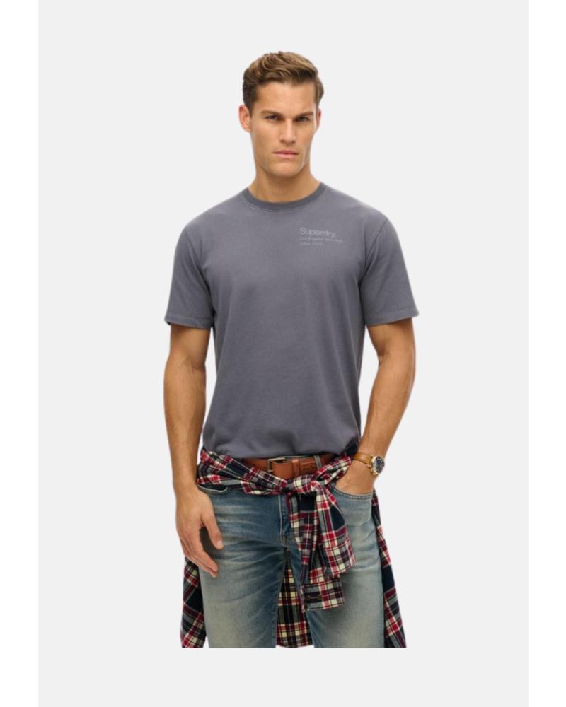 SUPERDRY CAMISETA MANGA CORTA EN COLOR GRIS