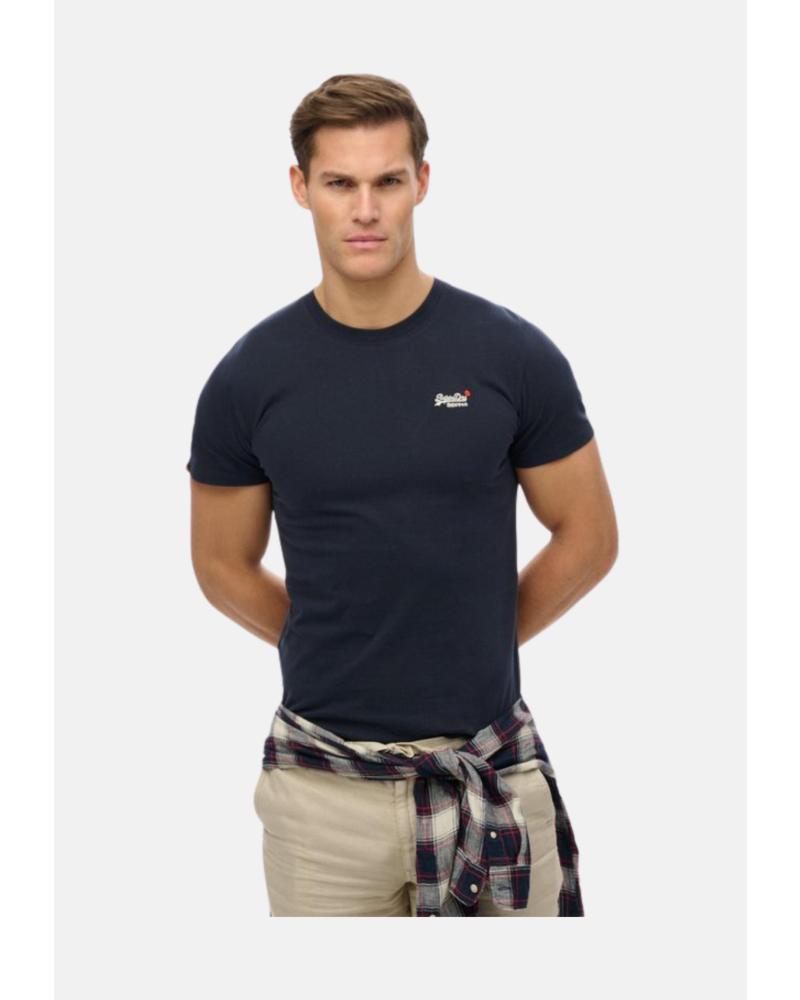 SUPERDRY CAMISETA MANGA CORTA EN COLOR AZUL