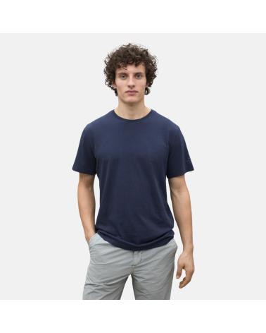 ECOALF CAMISETA MANGA CORTA EN COLOR AZUL