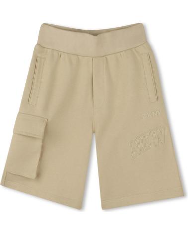 BERMUDA EN MOLLETON DE COTON BEIGE DKNY D6234120P BEIGE