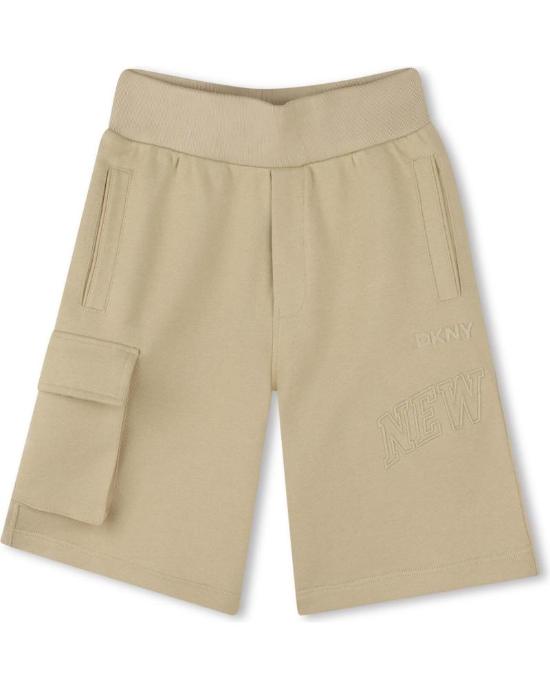 DKNY PANTALON CORTO EN COLOR BEIGE