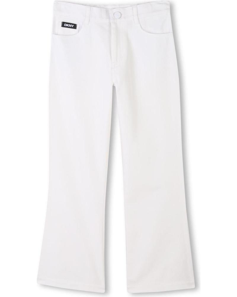 DKNY PANTALONES EN COLOR BLANCO