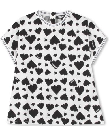 Accueil-DKNY---D62315N50---BLUSA-DE-ALGODON-DE-MANGA-CORTA---NINA-NEGRO