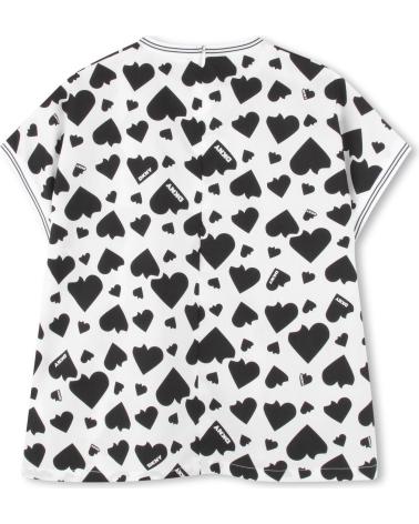 Accueil-DKNY---D62315N50---BLUSA-DE-ALGODON-DE-MANGA-CORTA---NINA-NEGRO