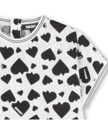 Accueil-DKNY---D62315N50---BLUSA-DE-ALGODON-DE-MANGA-CORTA---NINA-NEGRO