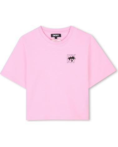 T-SHIRT À MANCHES COURTES ROSE DKNY - D6231147E ROSA